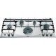 Ariston Built-In Hob 90 cm 4 Gas Burners and 2 Electric Halogen Plates Radians Stainless: PH 941MSTV (IX)