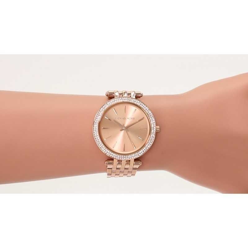 MICHAEL KORS Women's Darci Rose Gold-Tone Watch MK3192 Prices ...