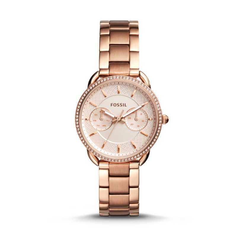 FOSSIL Tailor Multi-Function Stainless Steel Ladies Rose Gold Watch ES4264