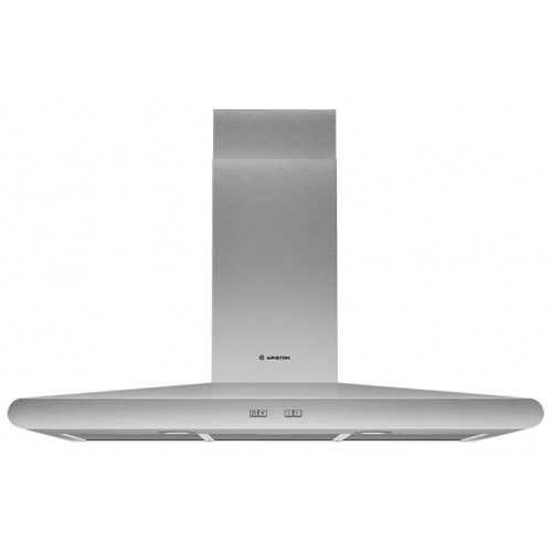 ARISTON Built In Chimney Hood 90 cm 713m³/h Stainless Steel AHC 9.7F AB X