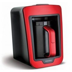 TORNADO Automatic Turkish Coffee Maker 735W 330 ML Red x Black TCME-100 RG