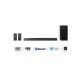 Sony Sound Bar Wireless Digital Via Bluetooth,USB,HDMI 600 Watt HT-RT3