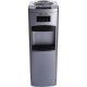 White Point Water Dispenser 3 Tabs with Mini Fridge Silver WPWD1316FS