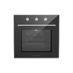 Ecomatic Built-in Gas oven 60 cm With Gas Grill & Fan Black Crystal*Stainless Steel G6444GT