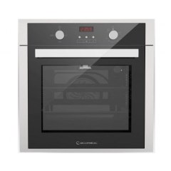 Ecomatic Built-in Gas Oven With Gas Grill 60 cm With Fan Digital Black Crystal*Stainless Steel G6434TDX