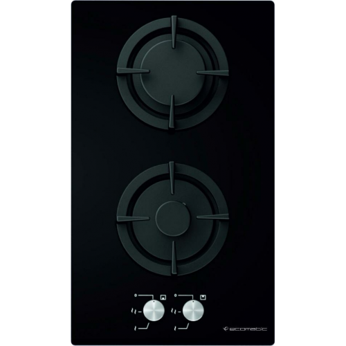Ecomatic Built-In Crystal Hob 30 cm 2 Gas Burners S307ALC