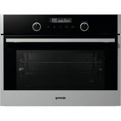 Gorenje Microwave Oven 60 cm 50 L with Grill Stainless Steel LED Touch Control Screen BCM547S12X