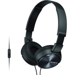 SONY Headband Wired Stereo Headset Black Color MDR-ZX310-BK