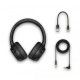 SONY Bluetooth Headphones On-Ear Wireless With Built-in Microphone Black Color WH-XB700