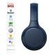 SONY Bluetooth Headphones On-Ear Wireless With Built-in Microphone Blue Color WH-XB700/L