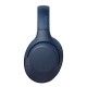 SONY Bluetooth Headphones On-Ear Wireless With Built-in Microphone Touch Panel Control Blue Color WH-XB900N-BL