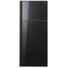 Sharp Refrigerator 450 Liters Inverter 2 Glass Black Door with Plasma Cluster SJ-GV58A(BK)
