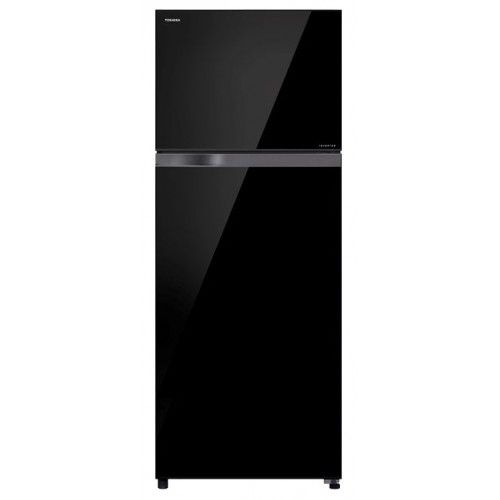 TOSHIBA Refrigerator No Frost 395 L Inverter Black Glass Door GR-EF51GZ-XK