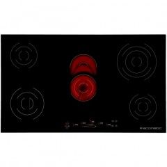 Ecomatic Built-In Electric Hob 5 Burners 90 cm Touch Control Black Ceramic V901T