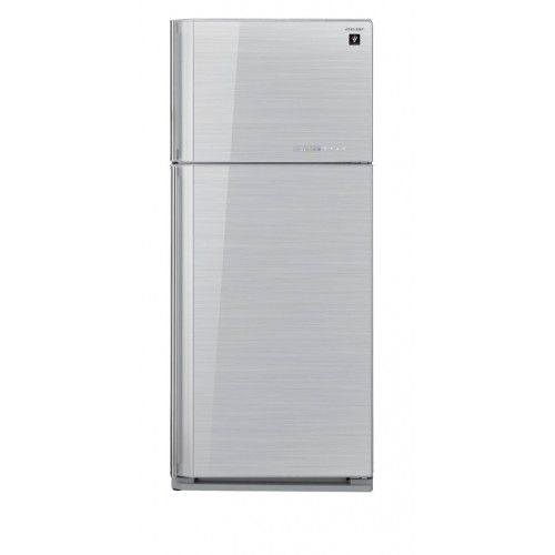 Sharp Refrigerator Inverter Digital No Frost 450 Liter 2 Glass Doors Silver SJ-GV58A(SL)