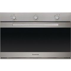 Ariston Built-in Gas Oven 90 cm 105 Liter With Electric Grill Stainless GM5 63 IX
