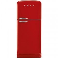 SMEG Refrigerator Feet 440 Liter 2 Doors Red Colour FAB 50 R RD