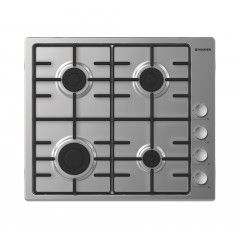 Hoover Built-In Hob Gas 60 cm 4 Burners Stainless Steel Enameld Side Control HHW6LCX