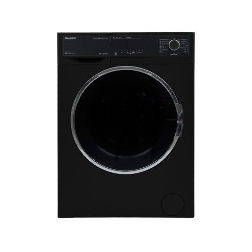 Sharp Washing Machine 8 KG 1400 Spin Black Color ES-FP814CXE-B