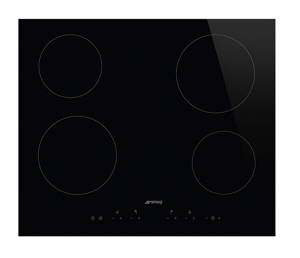 Smeg Built In Electric Ceramic Hob 4 Burners 60 Cm Touch Control