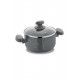 KORKMAZ Mia Granite Cooking Pot 20 cm Gray A 2802