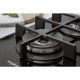Whirlpool Built-In Gas Hob 60 cm 4 Burners Full Safety Black GOW 6423/NB