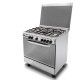 KIRIAZI Gas oven 5 burner 80*60 cm with Fan Full Safety XFD 8604