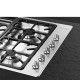 SMEG Built In Hob 5 Burners 90 cm Gas Cast Iron Full Safety Stainless Steel PGF 95-4