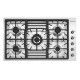 SMEG Built In Hob 5 Burners 90 cm Gas Cast Iron Full Safety Stainless Steel PGF 95-4
