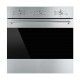 SMEG Built In Hob Gas 5 Burners 90 cm Enamelled+Built-In Gas Oven&Electric Grill 60 cm SRV596GM\SF 6341 GVX