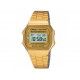 Casio Illuminator Men's Watch Stainless steel Gold Band A168WG-9WDF