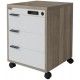 Artistico Drawers 45*60*45 cm with Electronic Lock Melamine Brown AD3
