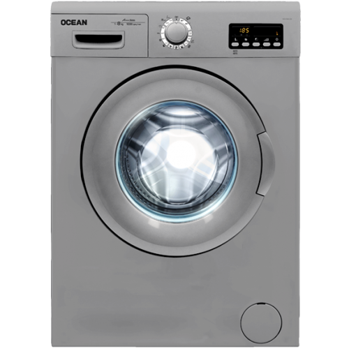 OCEAN Washing Machine 7 Kg 1000 rpm Digital Silver WFO 1070 LDS