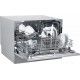 Kelvinator Dishwasher 6 Set 6 Programs Silver KDW6-3602E