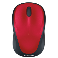 LOGITECH Wireless Mouse Red M235
