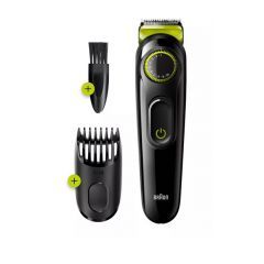 Braun Men's Rechargeable 20-Setting Electric Beard & Hair Trimmer BT3221