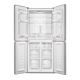 Haier Refrigerator 4 Doors 512 Liter Inverter Silver Inox HRF-530 TDPD