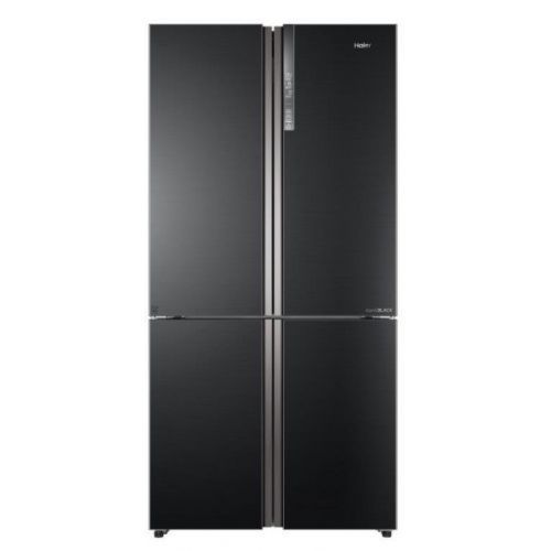 Haier Refrigerator 4 Doors 690 Liter Inverter Glass Black HRF-690 TDBG