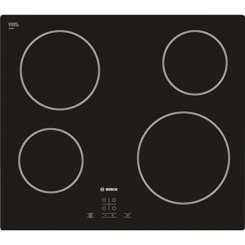 Bosch Built-In Electric Radiant Hob 60 cm With Touch Control Black PKE611D17E