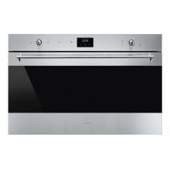 SMEG Built-In Gas Oven 90 cm 118 Liter with Electric Grill Stainless Steel Digital SF 9300 GVX1