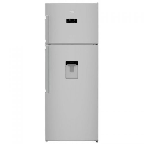 BEKO Refrigerator 500 Liter NoFrost Digital with Water Dispenser Silve RDNE500E12DX