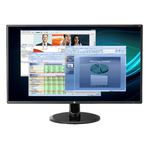 HP 27" Monitor LED Full HD 1920 *1080 pixels Black V270