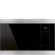 SMEG Built-In Electric Microwave Eclipse Glass with Grill 25 L Stainless Steel Black FMI320X