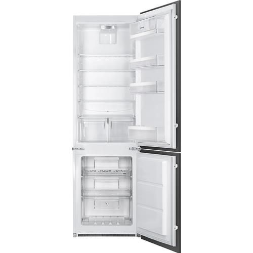 SMEG Built-in Refrigerator Bottom Mount Feet 263 Liter 2 Doors White C3172NP1