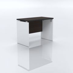 Artistico Office Desk 100*75*55 cm Without Drawers White*Black AD100-WBK