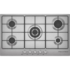 Ecomatic Built-In Hob 90 cm 5 Gas Burners Stainless Steel Enameled S903B