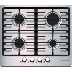 Ecomatic Built-In Hob 60 cm 4 Gas Burners Stainless S603BX