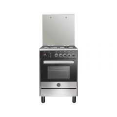 La Germania Freestanding Cooker 60 x 60 cm 4 Gas Burners With Fan Stainless*Black 6M80G4A1X4AWW