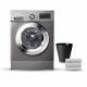 LG Washing Machine 9 Kg Direct Drive 6 Motions Steam Stone Silver Color: FH4G6VDY6