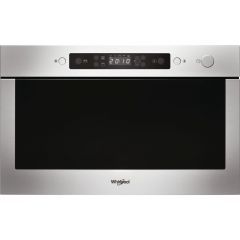 Whirlpool Built-in Microwave 60 cm 22 Liter With Grill Silver AMW 439 IX